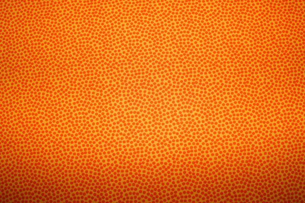 Baumwollstoff Dotty orange (10 cm)