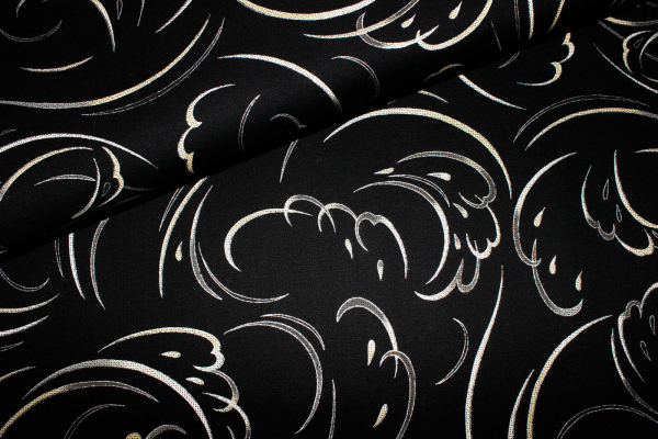 Designerbaumwolle Moonlight Garden (10 cm)