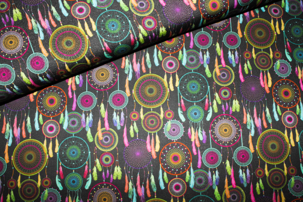 Baumwollstoff Traumfänger (10 cm)