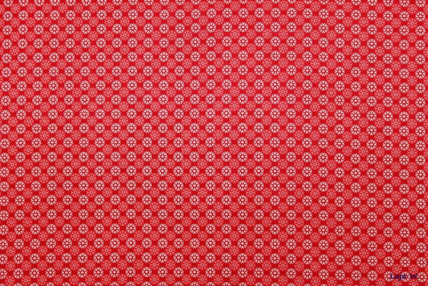 Baumwolle Streublümchen rot (10 cm)