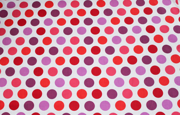 Baumwolle Punkte bunt (10 cm)