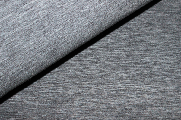 Fleece leichte Qualität graumeliert (10 cm)