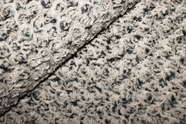 Kunstfell Röschen "Salome" helles braun (10 cm)