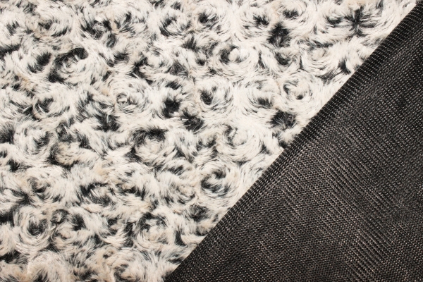 Kunstfell Röschen "Salome" helles braun (10 cm)