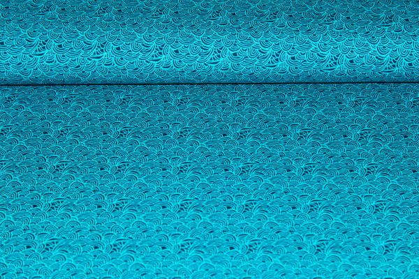 Jersey Bögen petrol (10 cm)