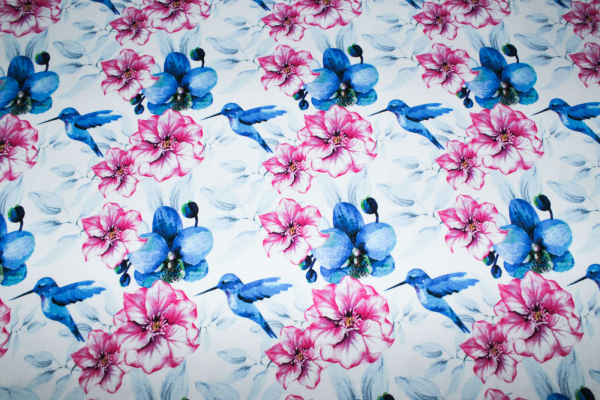 Jersey "Kolibri" weiß (10 cm)