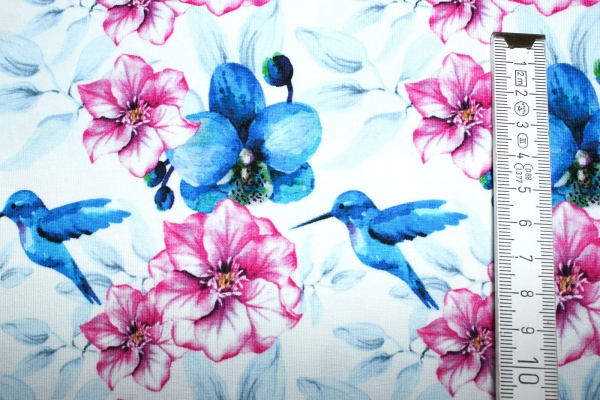 Jersey "Kolibri" weiß (10 cm)