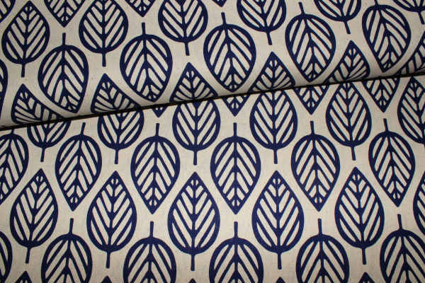 japanische Baumwoll/Leinenmischung Canvas Blätter (10 cm)