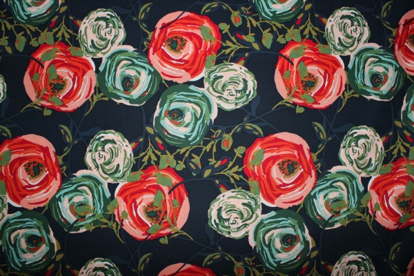 Designerbaumwollstoff Paradis Woodlands (10 cm)