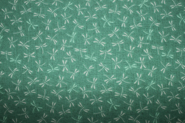 japanische Designerbaumwolle Dragonfly gedecktes mint (10 cm)