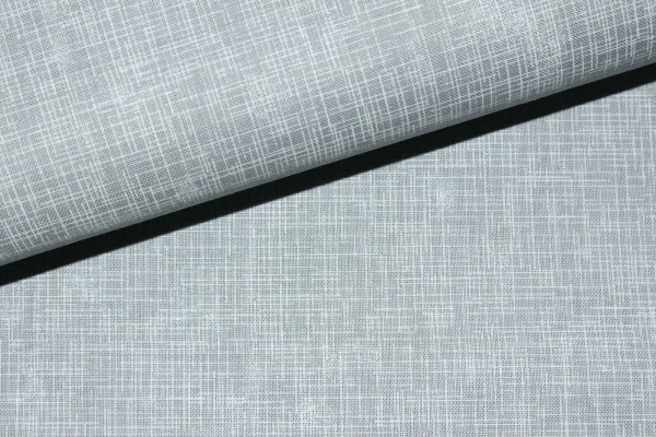 Designerbaumwolle "Quilters Linen" hellgrau/weiß  (10 cm)