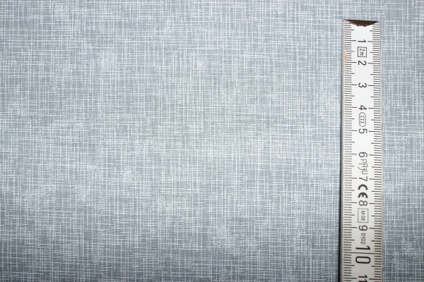 Designerbaumwolle "Quilters Linen" hellgrau/weiß  (10 cm)