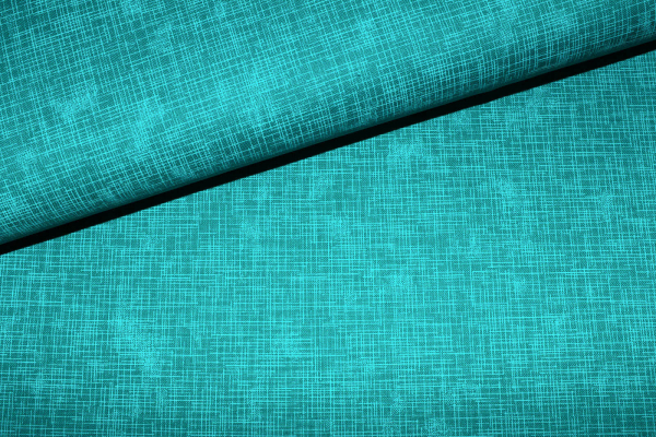Designerbaumwolle Quilters Linen grünpetrol  (10 cm)