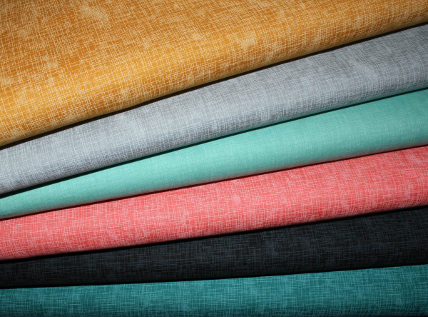 Designerbaumwolle Quilters Linen senf  (10 cm)