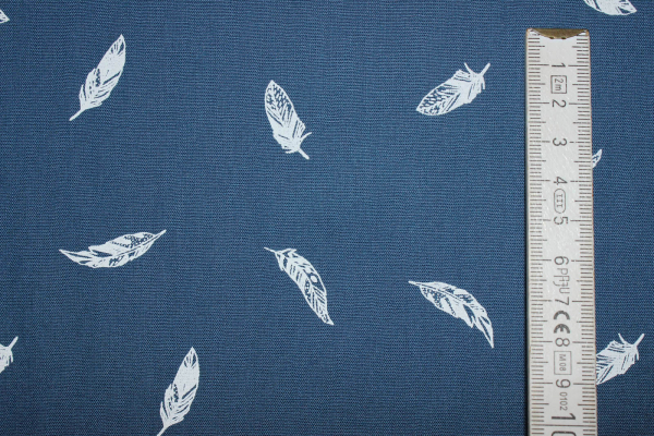 Baumwolle Feather jeansblau (10 cm)