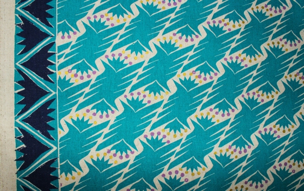 Baumwoll/Leinengemisch Kokka Fabric Caravan (10 cm)