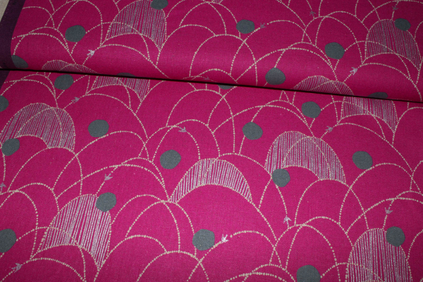 Baumwoll/Leinengemisch Kokka Echino Spring (10 cm)