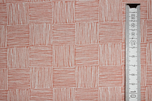 Taschenstoff Canvas Along the Fields Haystack Summer Peach (10 cm)