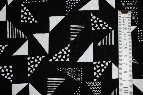 Designerbaumwolle Just Right schwarz (10 cm)