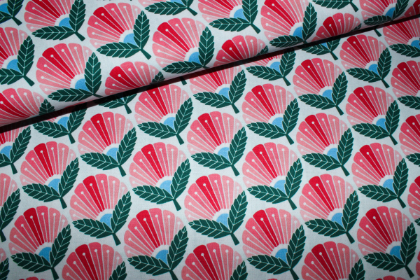 Designer- Baumwollstoff Blooming Daisy Dawn (10 cm)