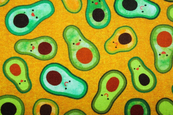 Designerbaumwolle Avocadoparty  (10 cm)