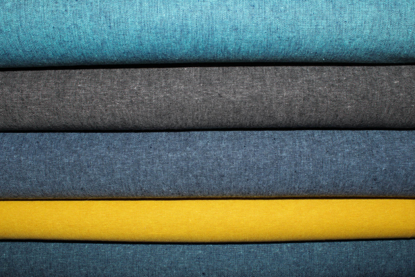 Leinen-/ Baumwollgemisch Essex Yarn Dyed  curry (10 cm)