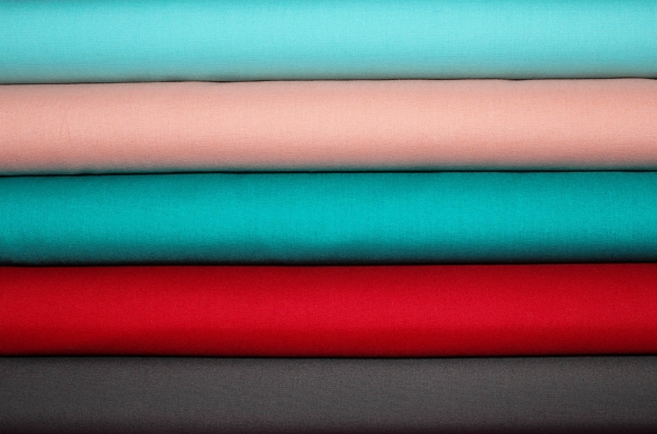 leichte Popeline Hilco dunkleres Rot (10 cm)