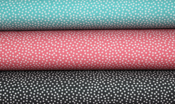 Baumwolle Emilie  unregelmäßige Punkte mint (10 cm)