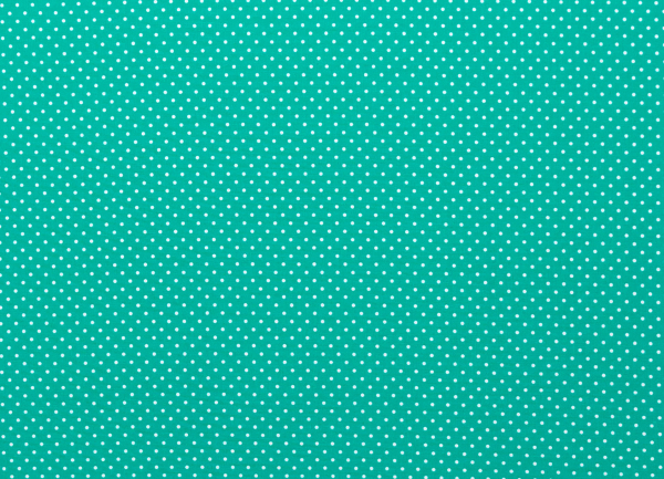 Baumwollstoff Punkte kräftiges smaragd (10 cm)