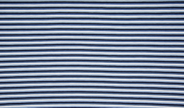 Jersey gestreift blau/grau/ weiß (10 cm)