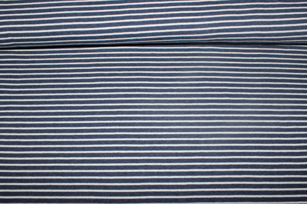 Jersey  Campan blaumeliert/creme (10 cm)