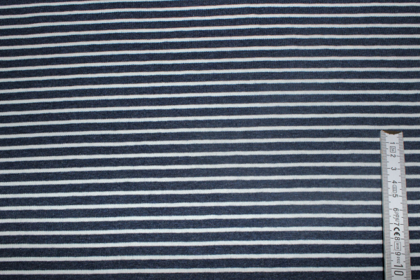 Jersey  Campan blaumeliert/creme (10 cm)