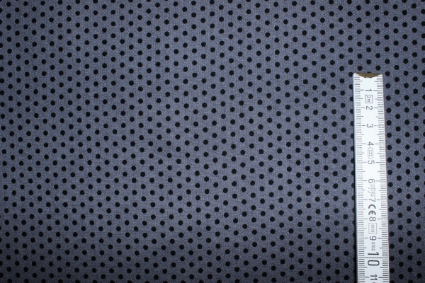 Designerbaumwollstoff Spot on grau (10 cm)