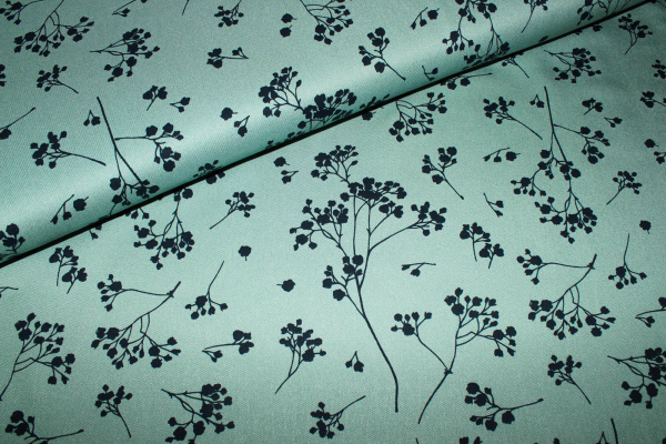 Viskose-Twill Stalks sage green (10 cm)