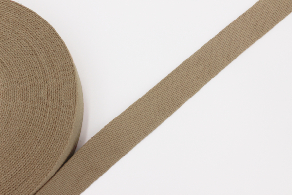 Gurtband Baumwolle 30mm sand (1 m)