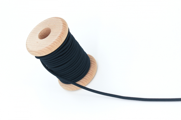 Gummikordel 3 mm dick nachtblau (1 m)