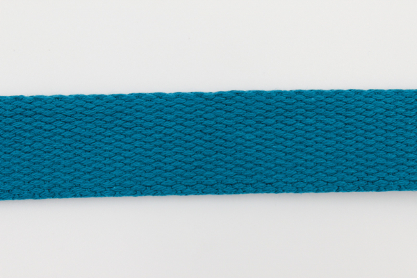 Gurtband Baumwolle 25mm petrol (1 m)