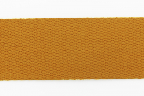 Gurtband Baumwolle 40mm senf (1 m)