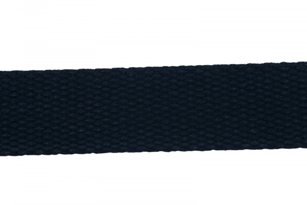 Gurtband Baumwolle 25mm nachtblau (1 m)