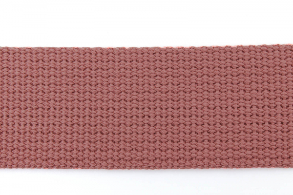 japanisches Gurtband Baumwolle 38mm rosenholz (1 m)
