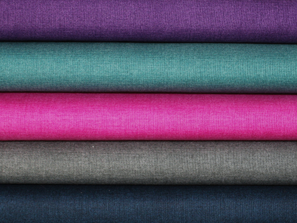Designerbaumwollstoff Linen Texture - slate grey (10 cm)