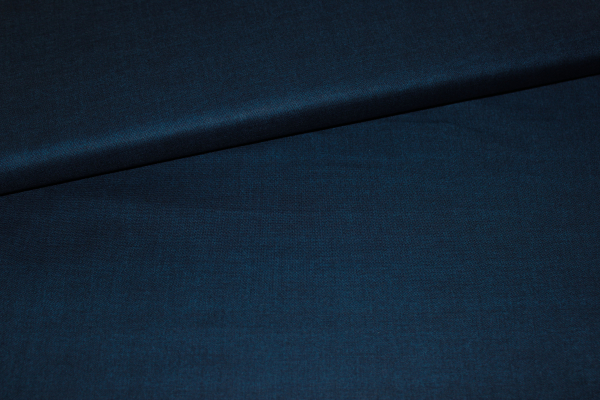 Designerbaumwollstoff Linen Texture - navy (10 cm)