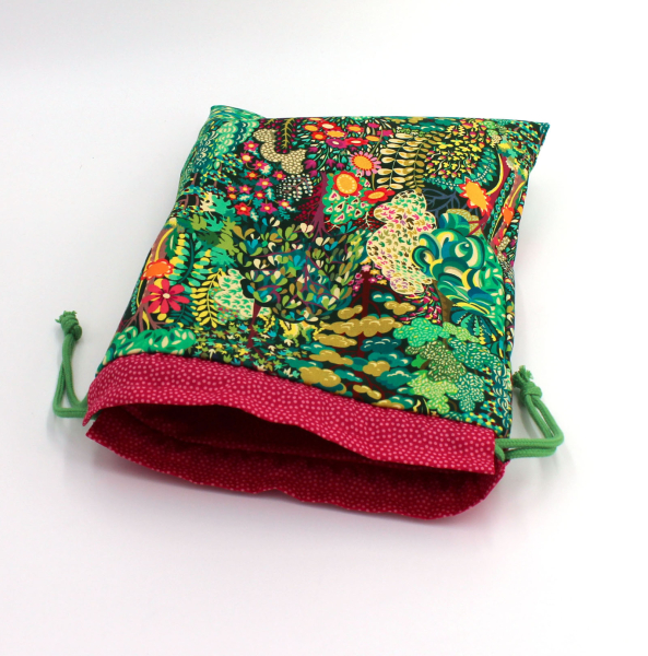 Projektbeutel / Handarbeitsbeutel mit Kordel Paradiso AVALON