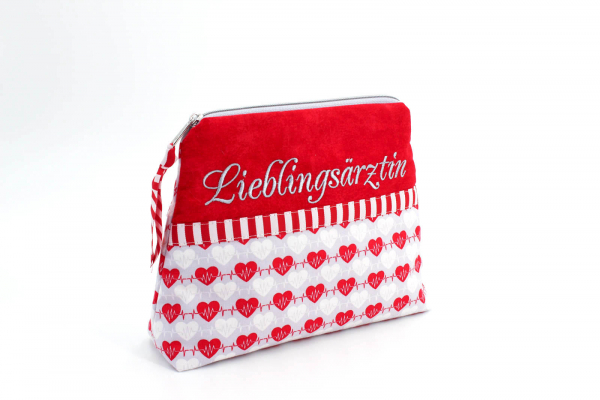 Kosmetiktäschchen, Schminktasche Lieblingsärztin