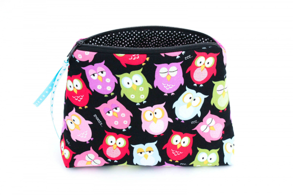 Kosmetiktäschchen, Schminktasche Nachteule