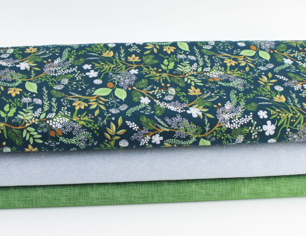 Designerbaumwollstoff English Rose (10 cm)