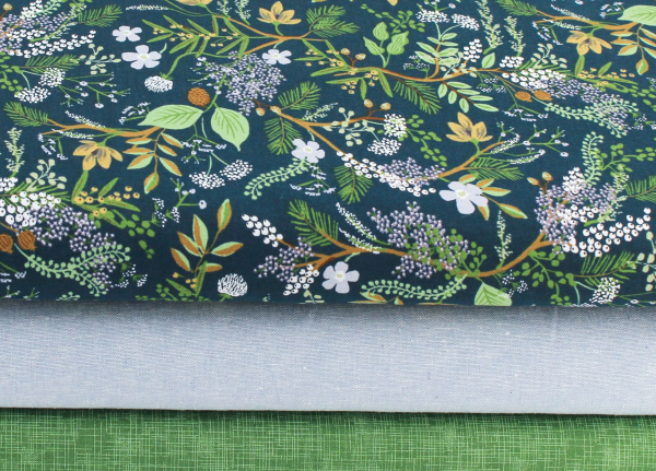 Designerbaumwollstoff English Rose (10 cm)