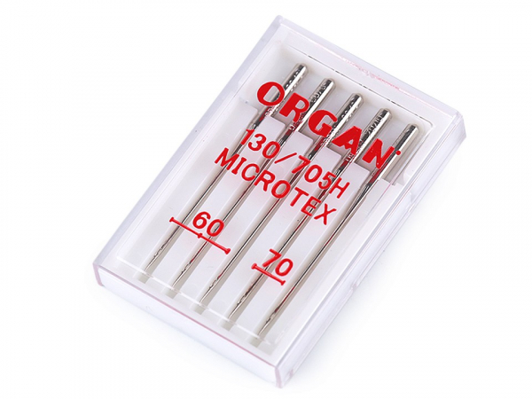 Microtex Nähmaschinennadeln 130/705 H in zwei Größen 60 und 70