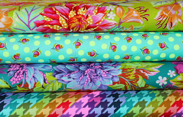 Designerbaumwolle Tula Pink Untamed Sweet Tooth Cosmic (10 cm)