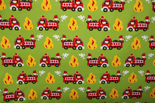 Jersey Feuerwehr grün (10 cm)